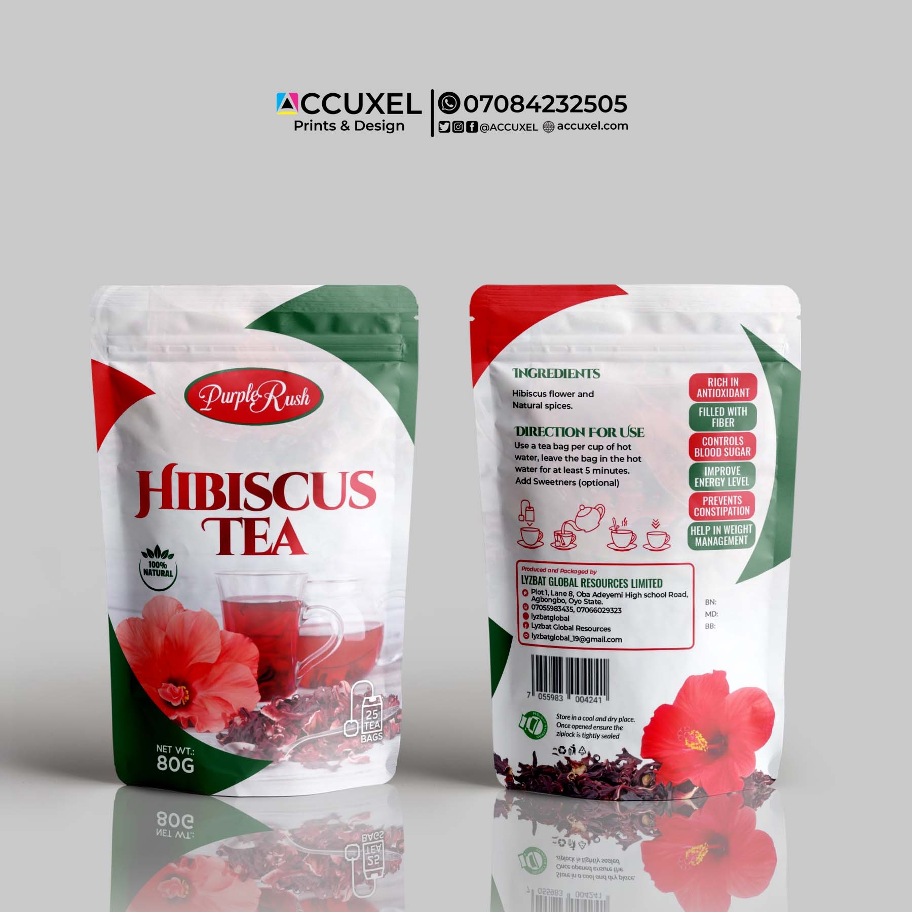 Zobo Drink Packaging Design