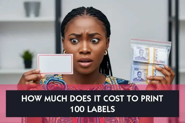 How Much Does It Cost To Print 100 Labels