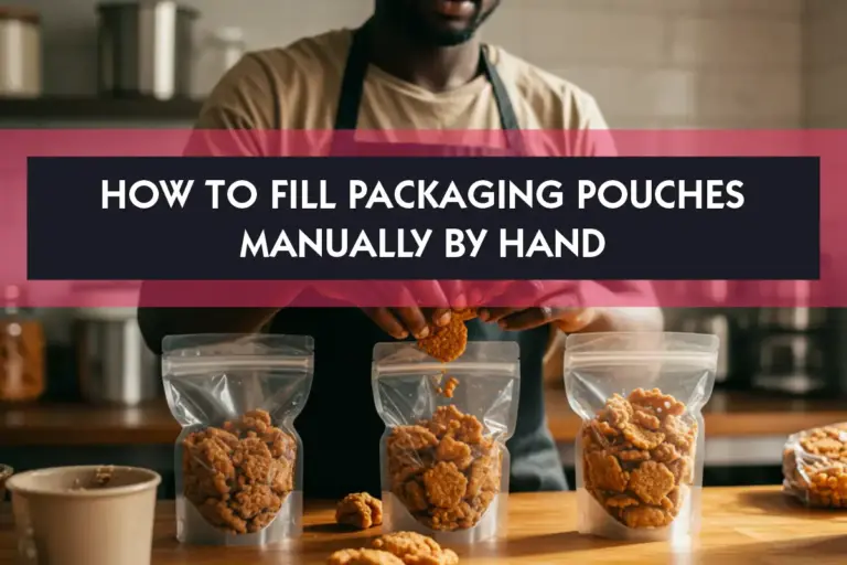 How To Fill Packaging Pouches Manually By Hand