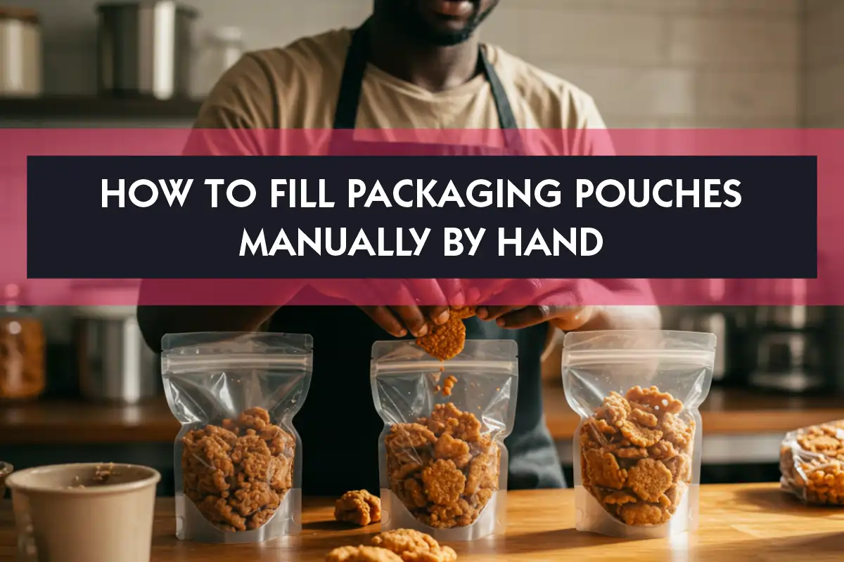 How To Fill Packaging Pouches Manually By Hand