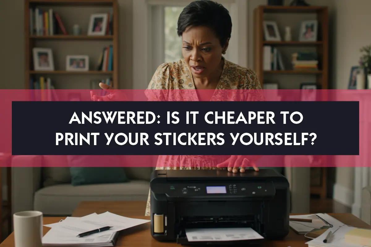 Is It Cheaper To Print Your Stickers Yourself