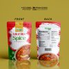 Jollof Rice Spice Pouch Design Printing (front and back design)
