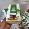 Kraft green tea box with eco-friendly recyclable packaging design