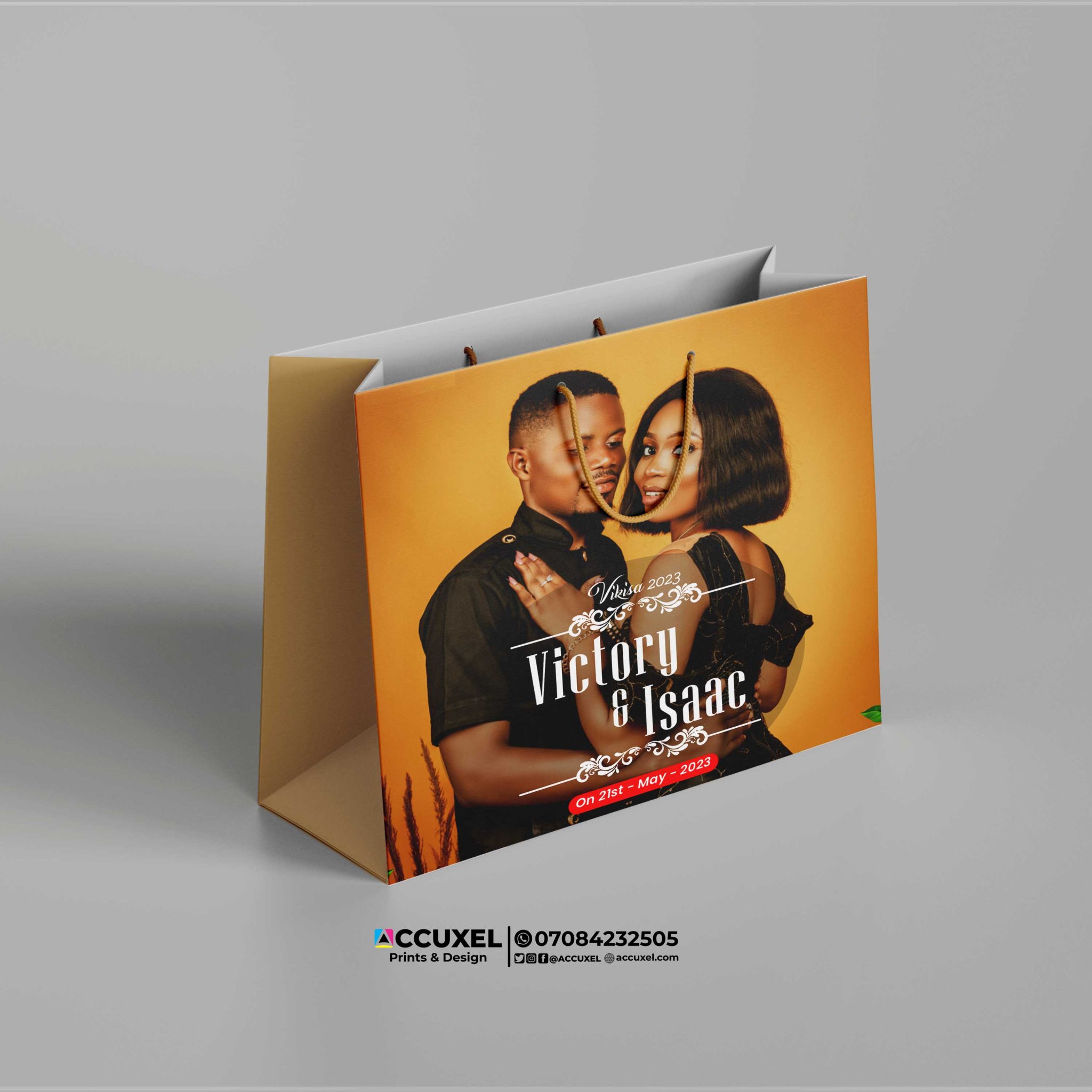 Get Custom Wedding Paper Bags Design And Printing - Design And Printing ...