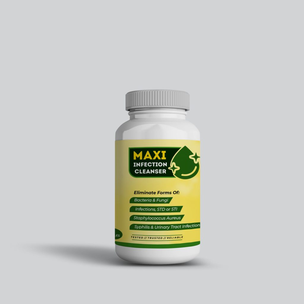 Maxi boost bottle label