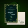 Muslim Wedding Invitation Card
