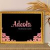Personalized Large Name Frames