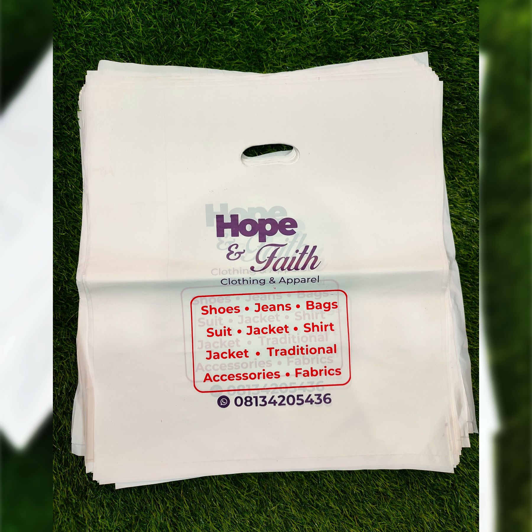 Get Custom Printed Packaging Polybag Nylon For Boutique - Design And ...