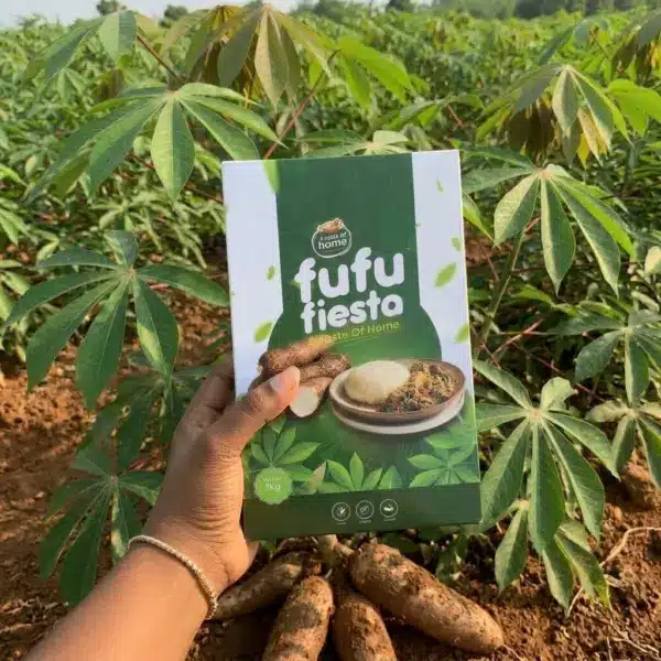 Printed fufu flour packaging box