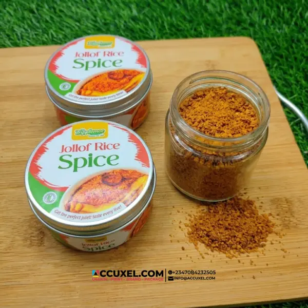 Spice Bottle Cover Label Design