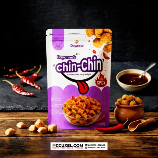 Spicy Chin Chin Packaging Nylon Printing