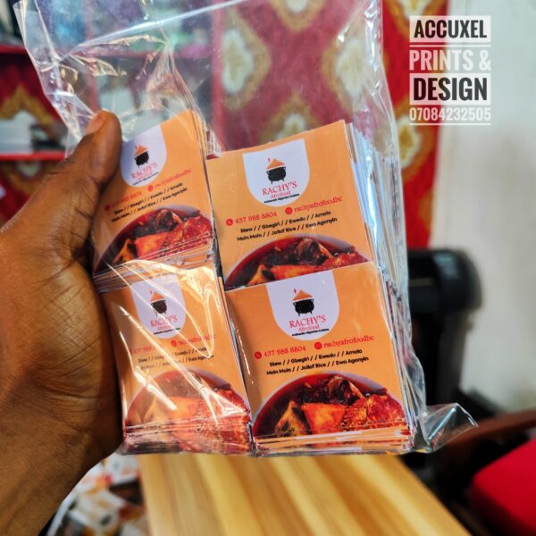 Square Label Printing for Food Business
