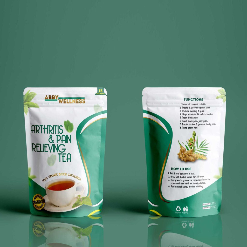 Get Custom Tea Pouch Design And Printing (Low Minimum Order) - Design ...