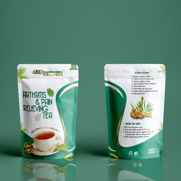 Tea packaging pouch design
