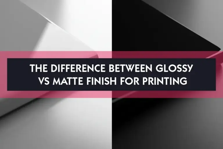 The Difference Between Glossy Vs Matte Finish For Printing