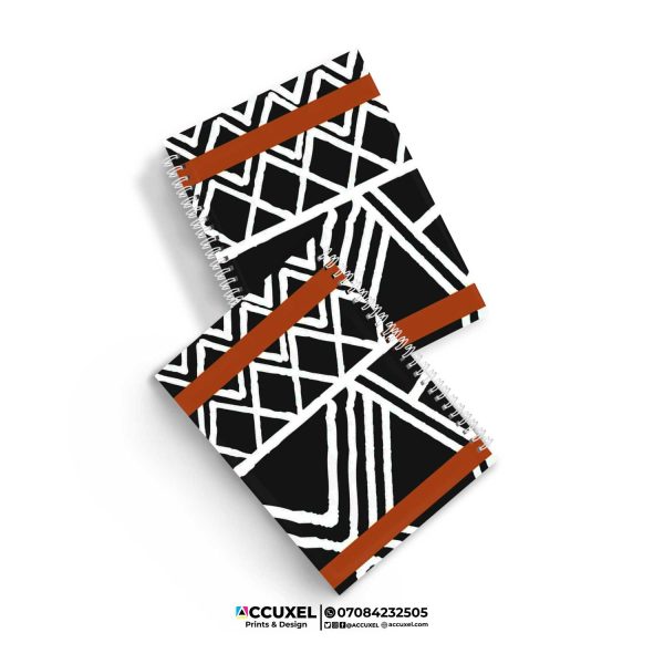 Traditional African Print Ankara Spiral Jotter Design and Printing