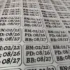 Waterproof Batch Code And Expiry Labels Roll