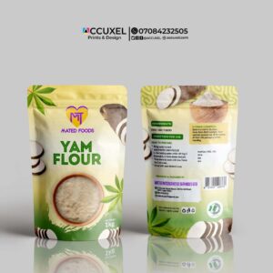 Yam Flour Packaging Pouch Design and Printing