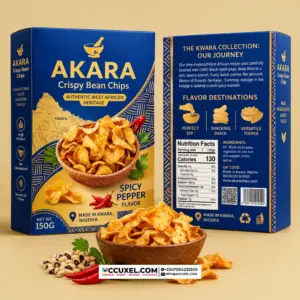Accuxel - Design and Printing Company in Kwara State, Nigeria 15 akara chips packaging box design printing