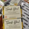 Get Custom Thank You Card Design and Printing 4 branded thank you insert cards for ecommerce businesses