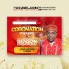 chieftaincy installation invitation card design