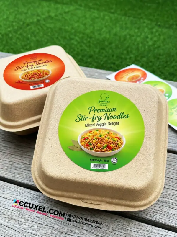 circle Food Packaging stickers