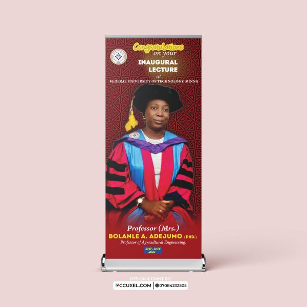 convocation roll up banner design and printing