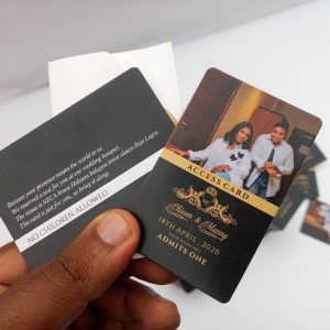 Get Custom Event Pass & Wedding Access Cards Printing - Design And ...