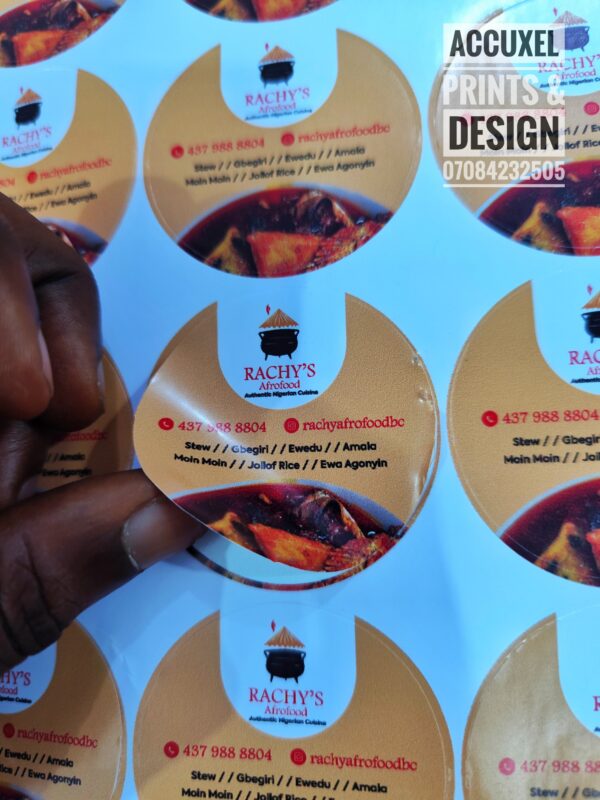 durable Circle Labels Stickers
