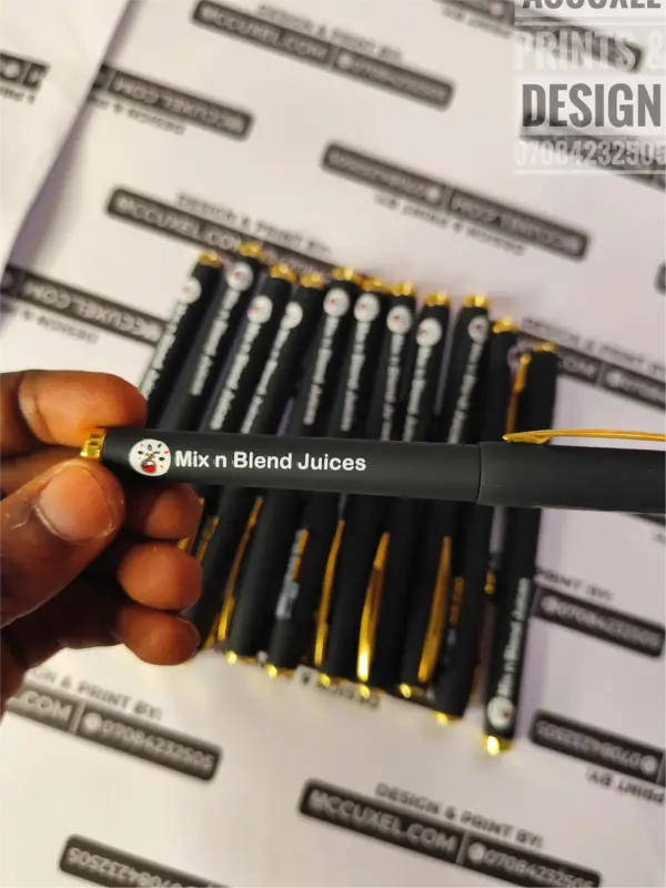 executive metal pens with custom logo branding
