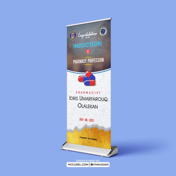 graduation roll up banner design and printing