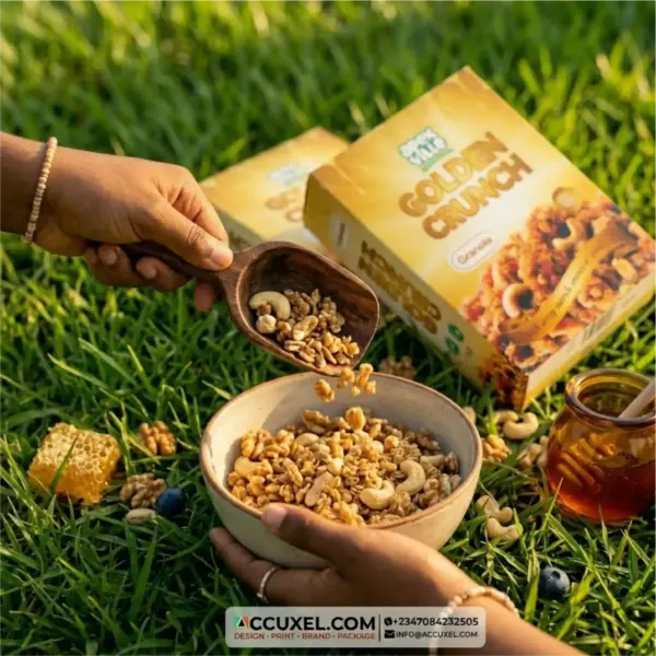 healthy snack granola packaging branding solution