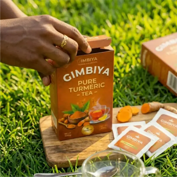 herbal turmeric tea box printing