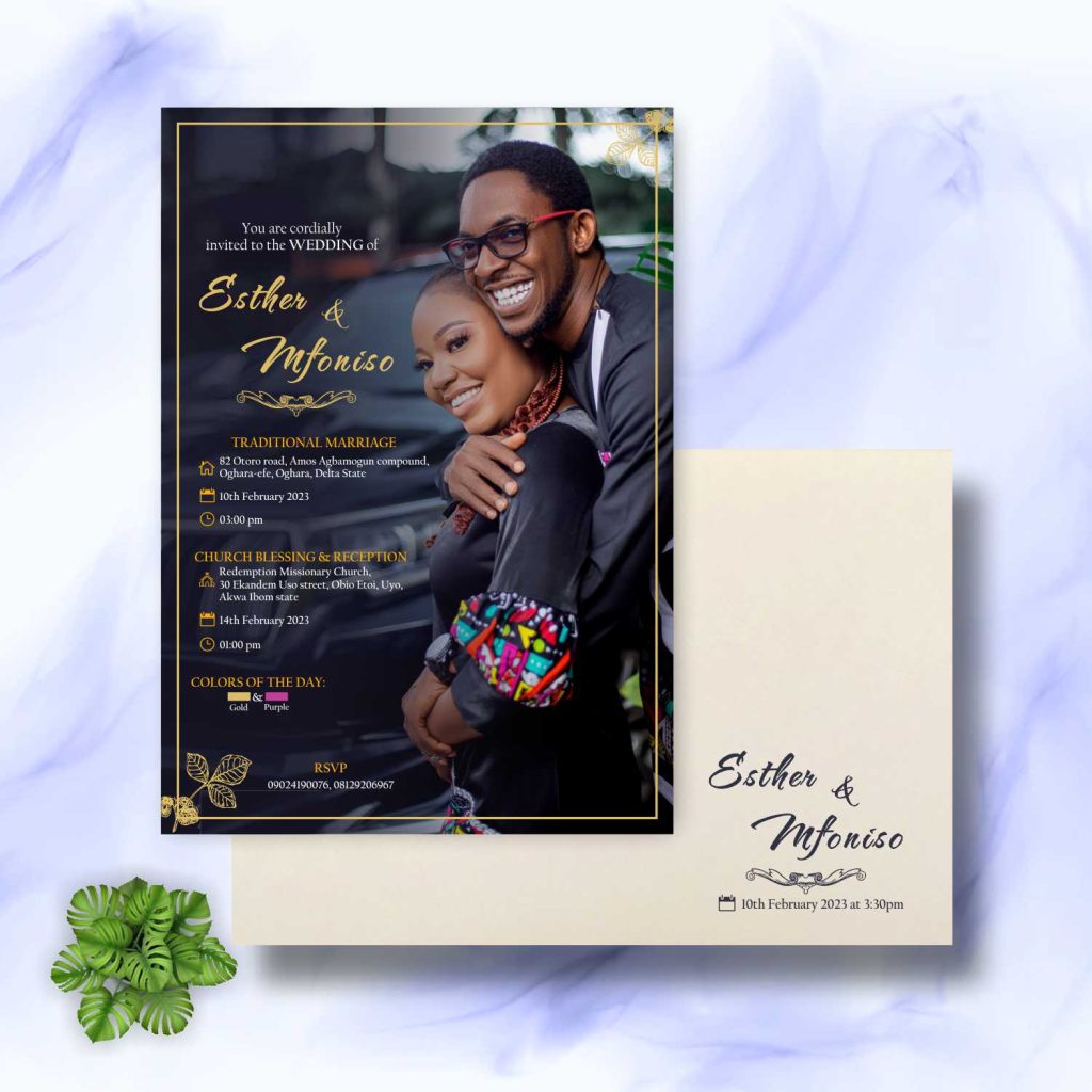 Get Igbo Traditional Wedding Invitation Cards Design And Printing 