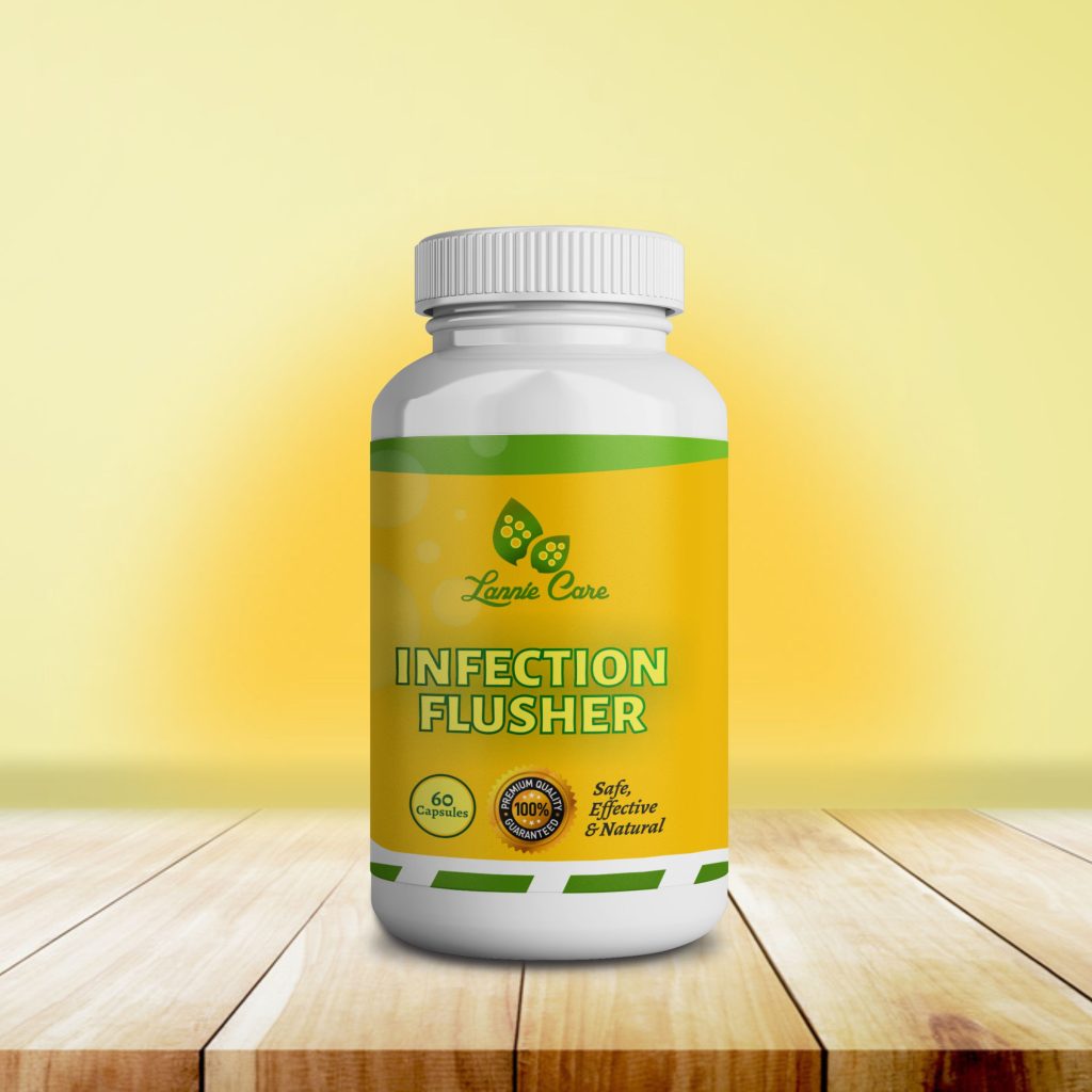 Product Label Design For Lannie Care's Flusher Supplement 4