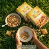 luxury granola product packaging retail shelf ready
