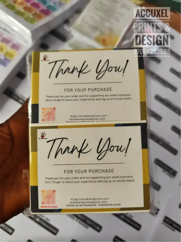 Get Custom Thank You Card Design and Printing 1 luxury personalized thank you cards with premium cardstock