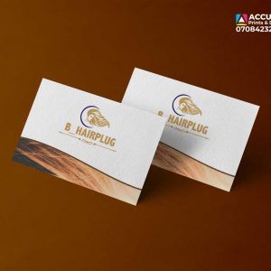 one sided Business cards printing and design