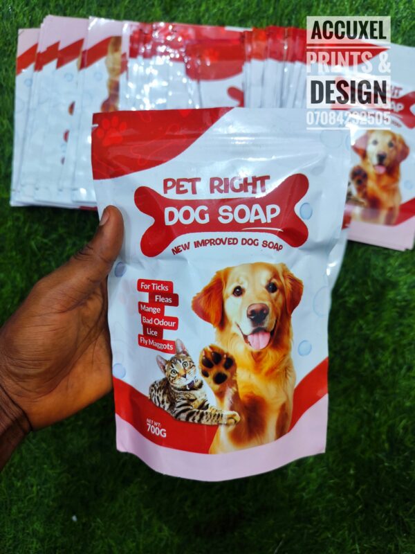 pet soap packaging design and printing