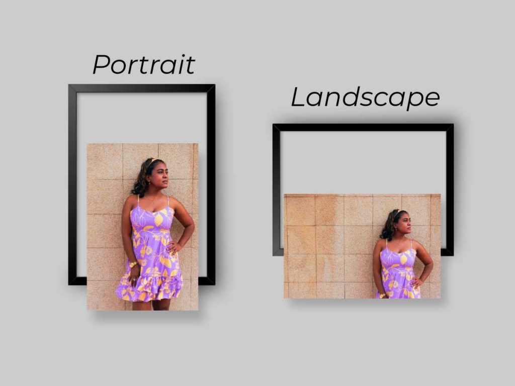 How do picture frame styles affect spacing?