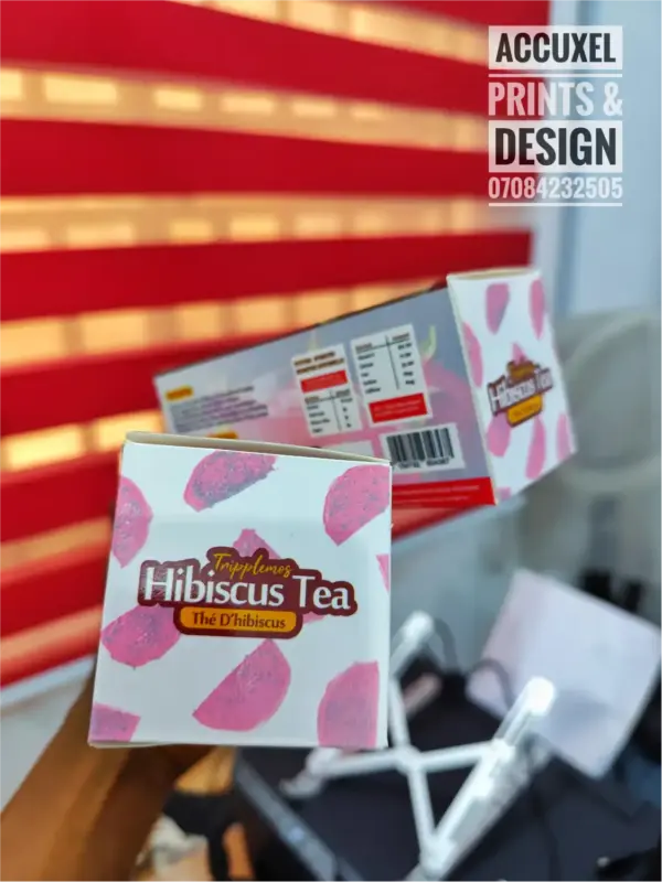 premium herbal tea box design mockup