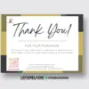 Get Custom Thank You Card Design and Printing 3 professional customer appreciation card printing service