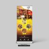restaurant roll up banner design and printing