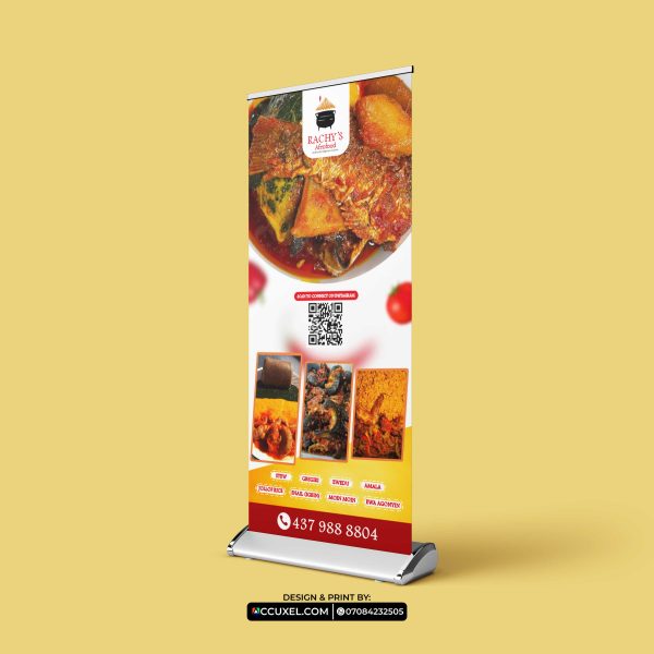 roll up banner for catering-business