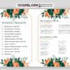 Get A4 Wedding Program Without Pictures Design Printing 9 simple church wedding program A4 size