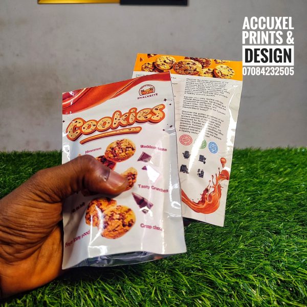 snacks pouch packaging printing