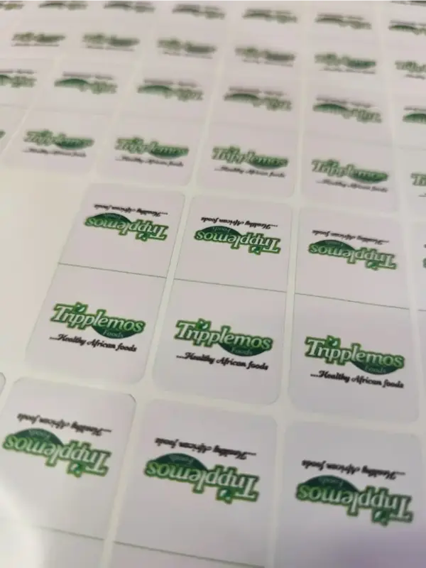 tea bag hang tags flat lay showing flavor labeling