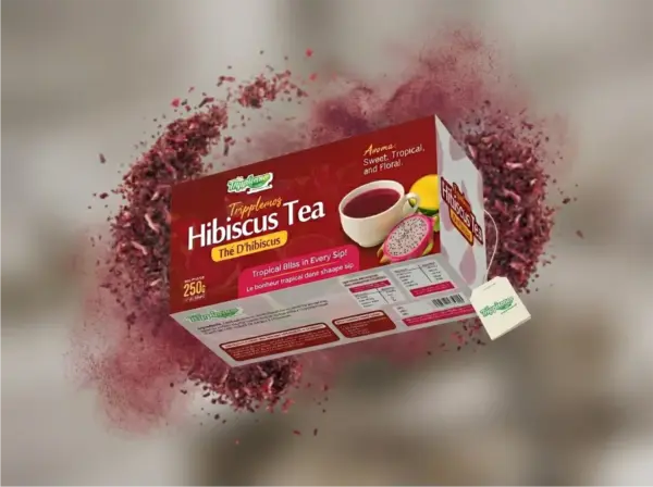 zobo tea packaging carton design